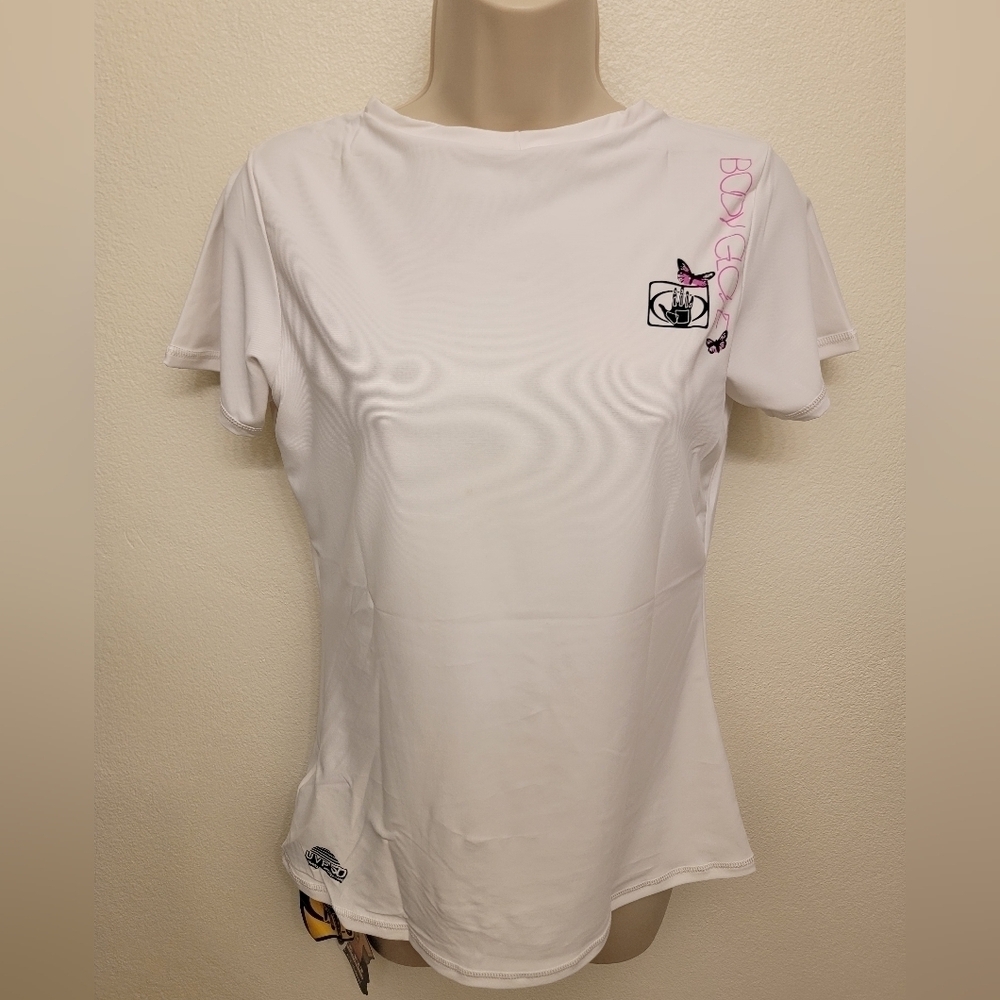 NWT Body Glove Juniors Short Sleeve Swim Shirt / Rash Guard